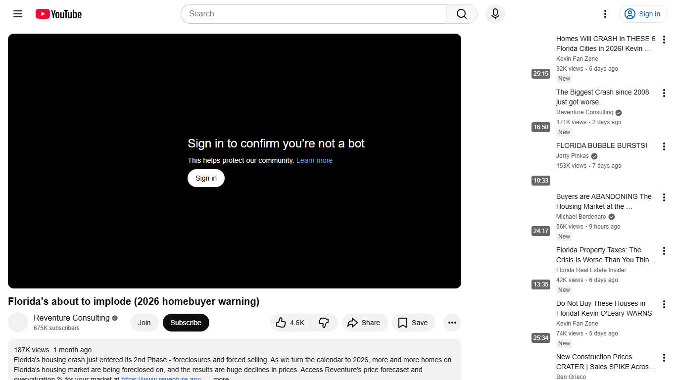 Florida's about to implode (2026 homebuyer warning) - YouTube
